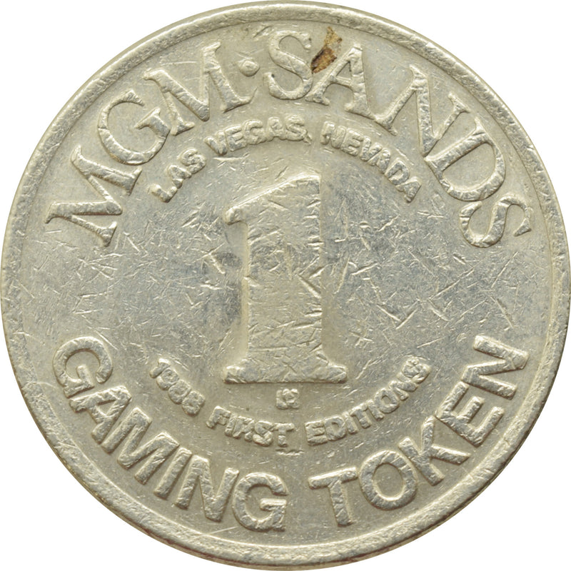 MGM Sands Casino Las Vegas Nevada $1 Token 1988