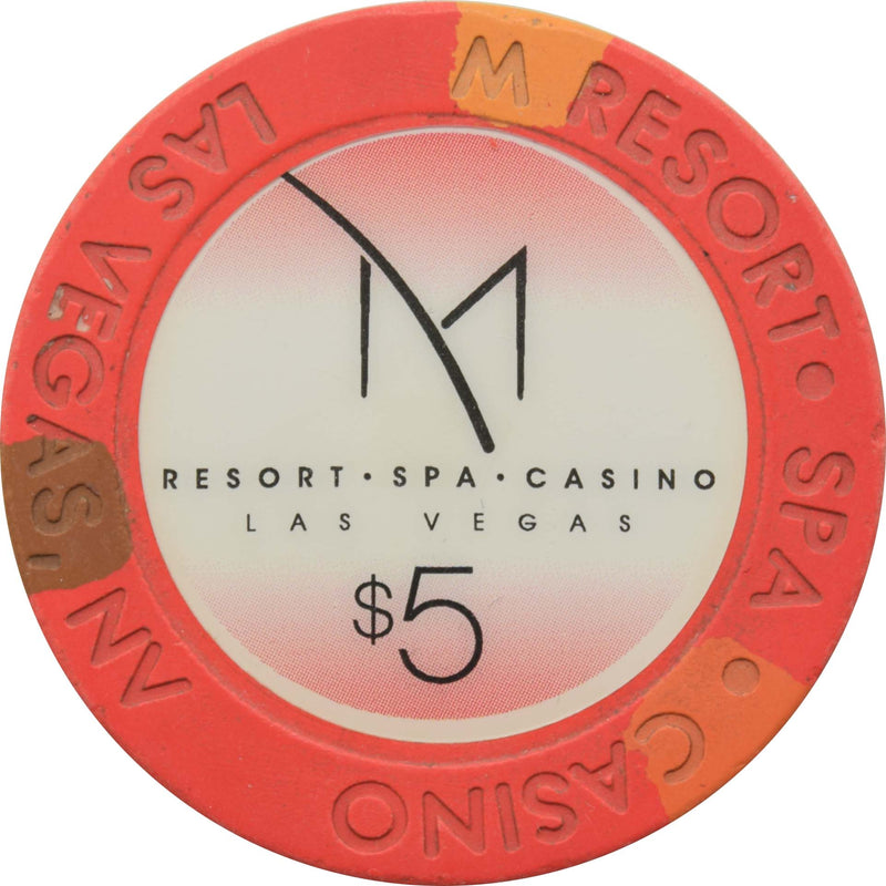 M Resort Casino Las Vegas Nevada $5 Chip 2009