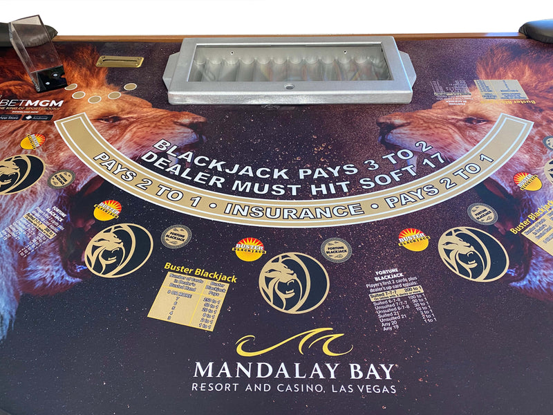 Mandalay Bay Casino Las Vegas Bet MGM Blackjack Table