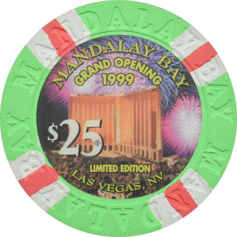 Mandalay Bay Casino Las Vegas Nevada $25 Grand Opening Chip 1999