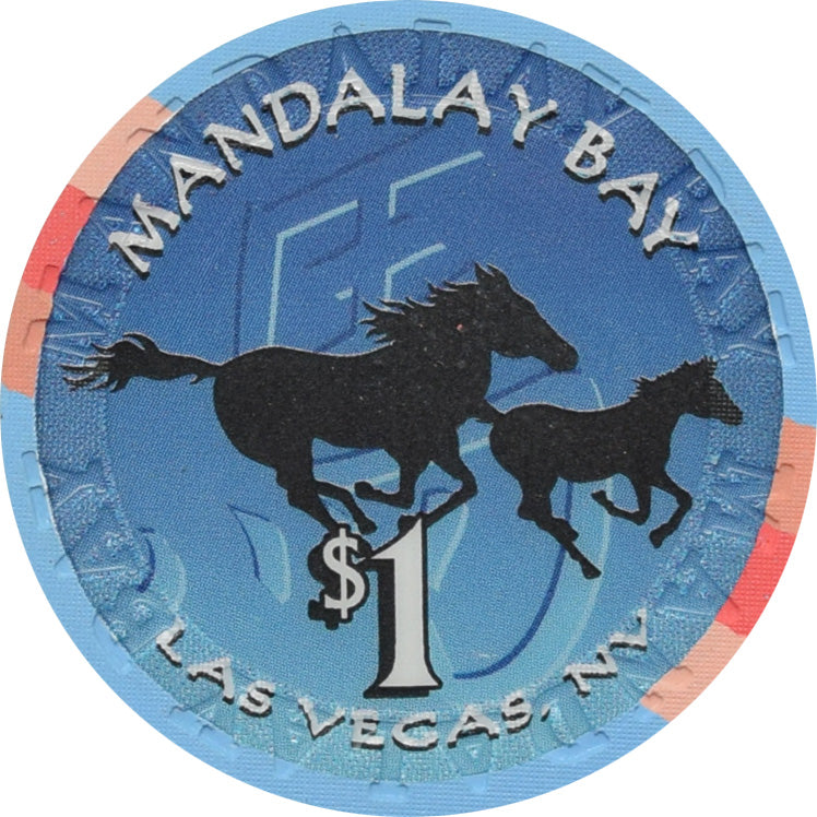 Mandalay Bay Casino Las Vegas Nevada $1 Year of the Horse Chip 2002