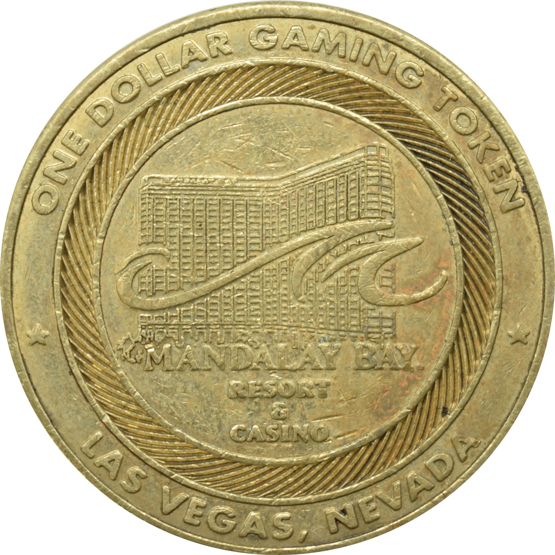 Mandalay Bay Casino Las Vegas Nevada $1 Token 1999