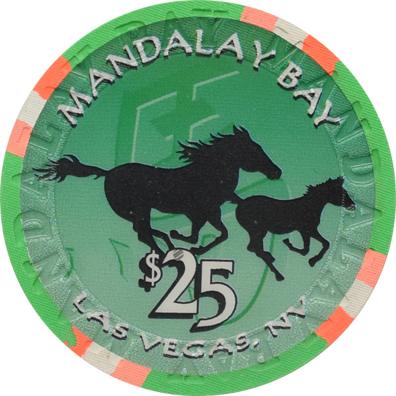 Mandalay Bay Casino Las Vegas Nevada $25 Year of the Horse Chip 2002