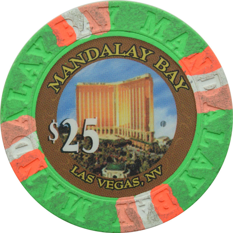 Mandalay Bay Casino Las Vegas Nevada $25 Chip 1999