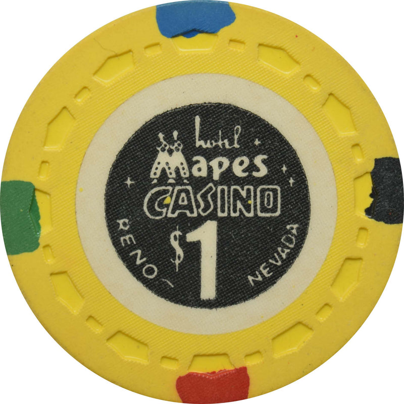 Mapes Casino Reno Nevada $1 Chip 1964