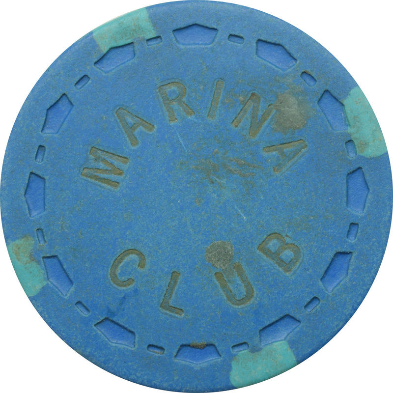 Marina Club Casino Marina California Non-Denomination Chip