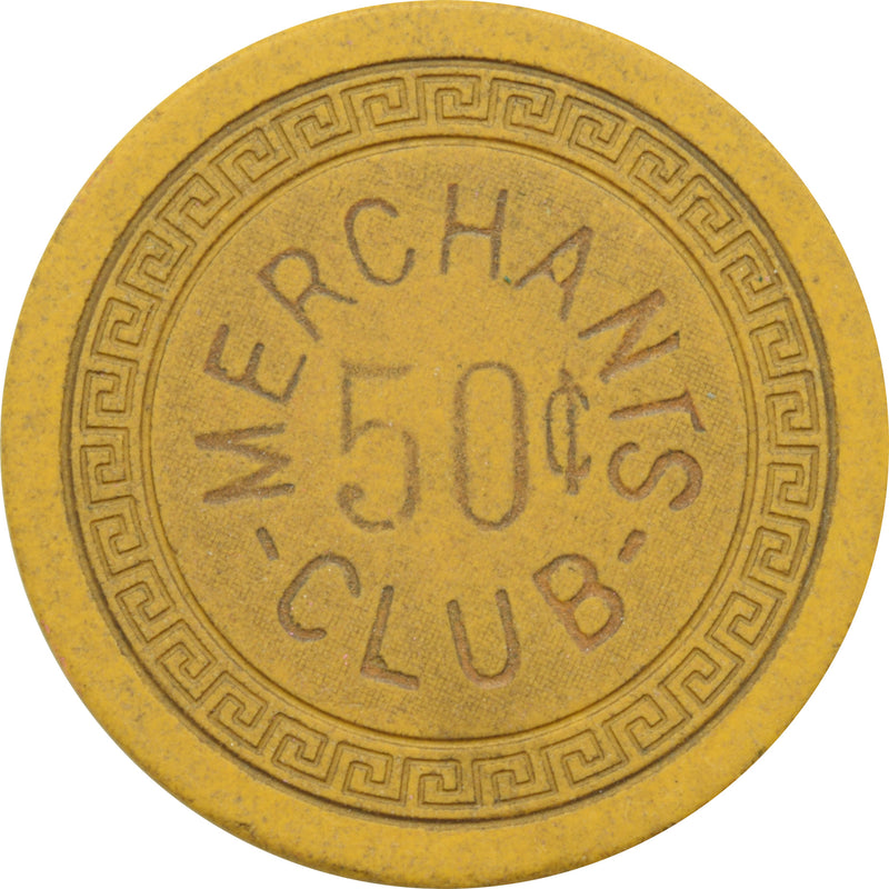Merchants Club Illegal Casino Newport Kentucky 50 Cent Small Key Chip