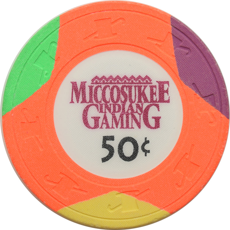 Miccosukee Indian Gaming Casino Miami Florida 50 Cent Chip