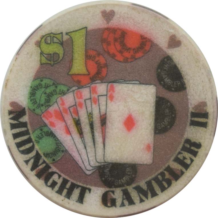 Midnight Gambler II Day Cruise Freeport New York $1 Chip