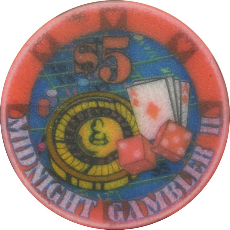 Midnight Gambler II Day Cruise Freeport New York $5 Chip