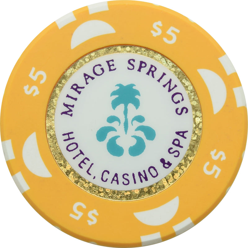 Mirage Springs Casino Desert Hot Springs California $5 Chip