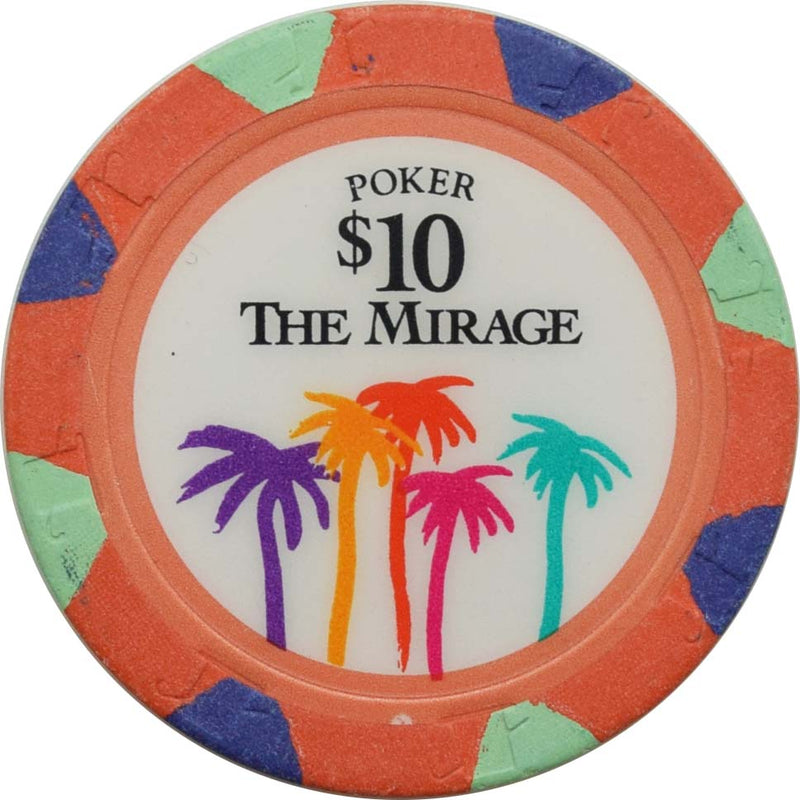 Mirage Casino Las Vegas Nevada $10 Chip 1996