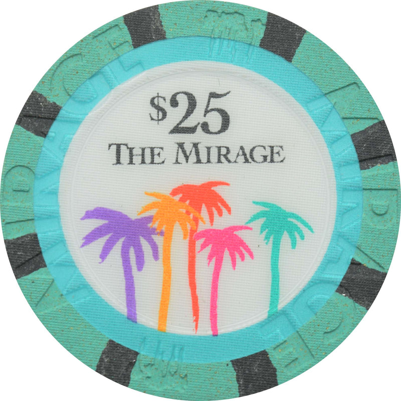 Mirage Casino Las Vegas Nevada $25 Chip 1996
