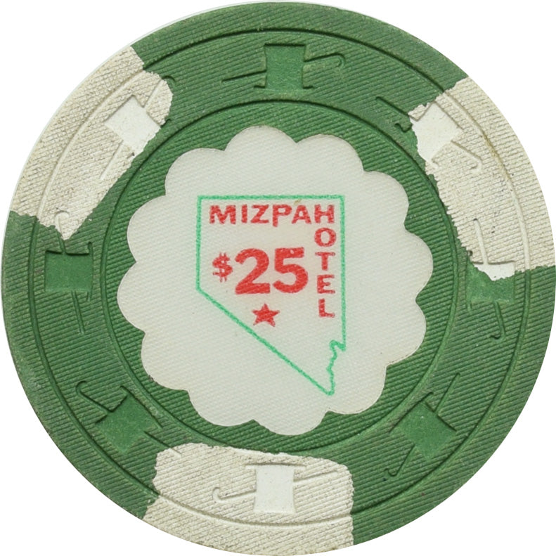 Mizpah Casino Tonopah Nevada $25 Chip 1976