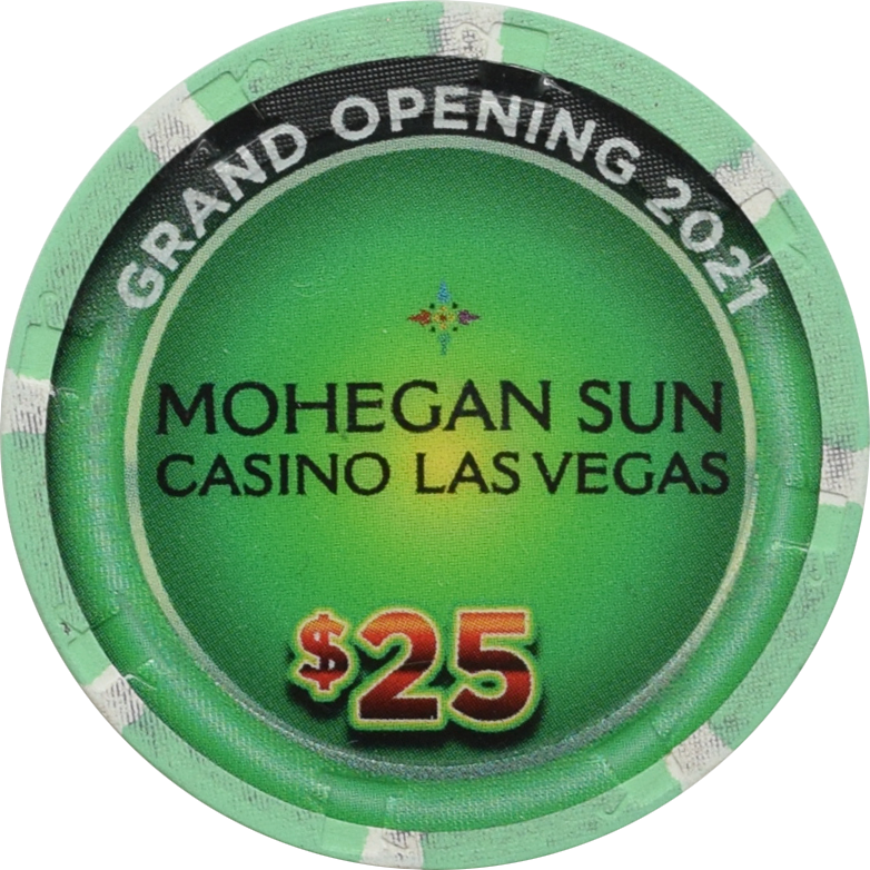 Mohegan Sun Casino at Virgin Hotels Las Vegas Nevada $25 Grand Opening Chip 2021