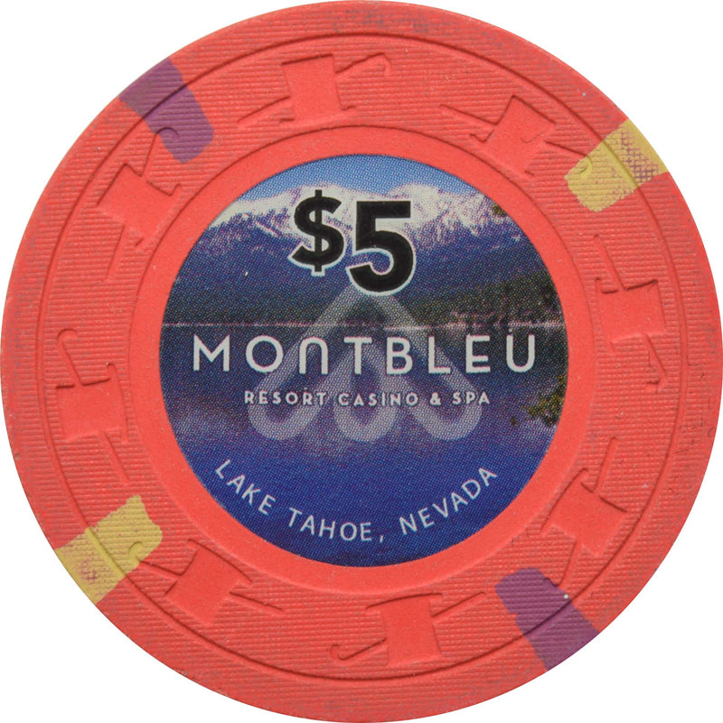 Montbleu Casino Lake Tahoe Nevada $5 Chip 2006