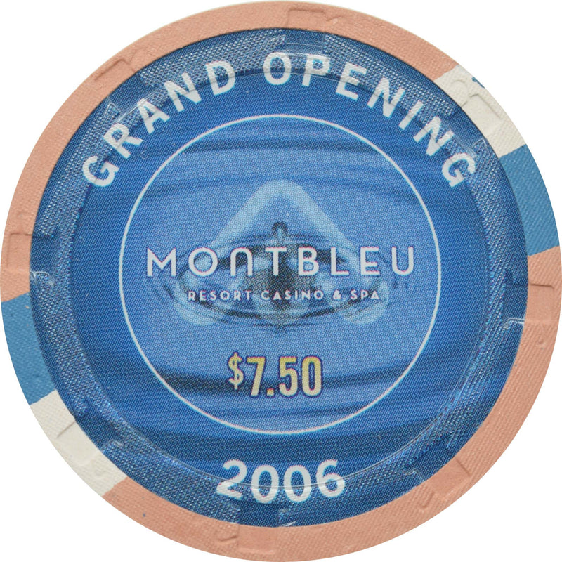 Montbleu Casino Lake Tahoe Nevada $7.50 Grand Opening Chip 2006