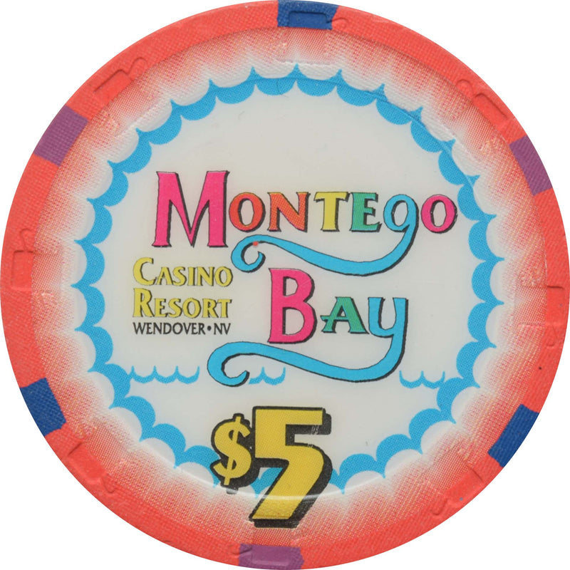 Montego Bay Casino Wendover Nevada $5 Chip 2002