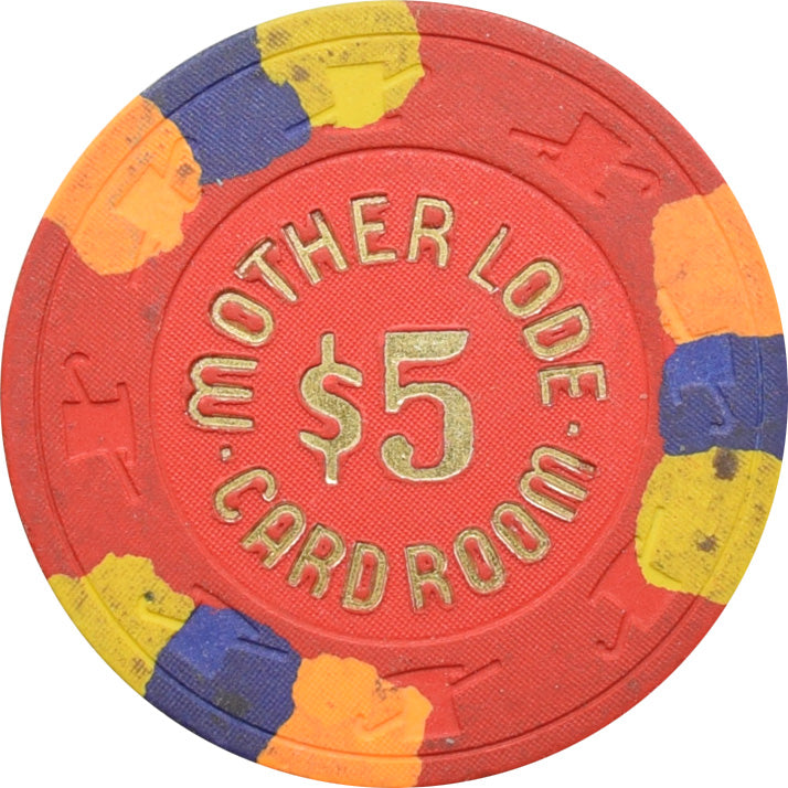 Mother Lode Card Room Placerville CA $5 Chip