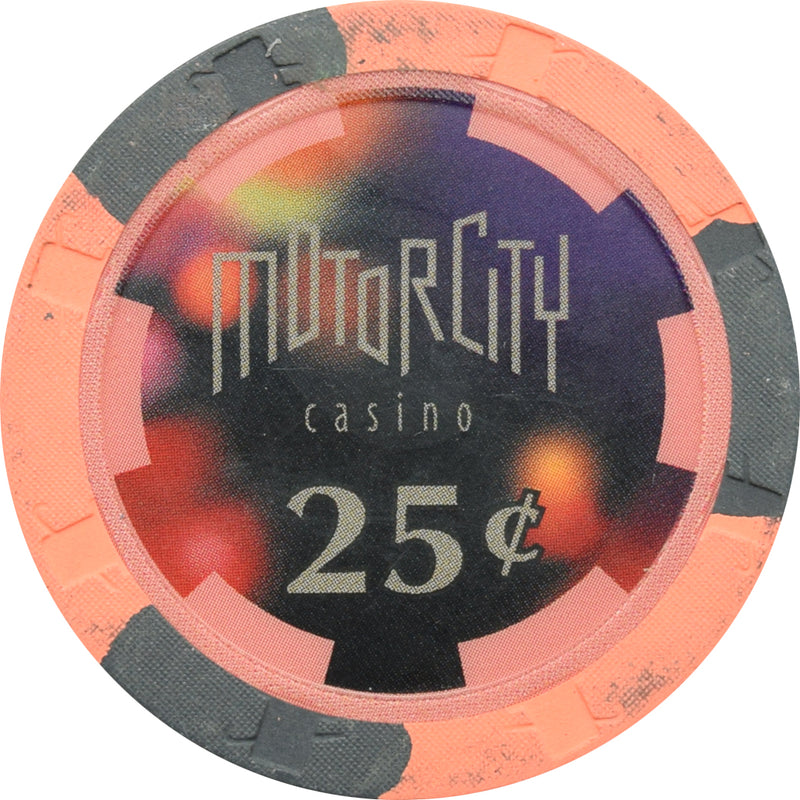 Motor City Casino Detroit Michigan 25 Cent Chip
