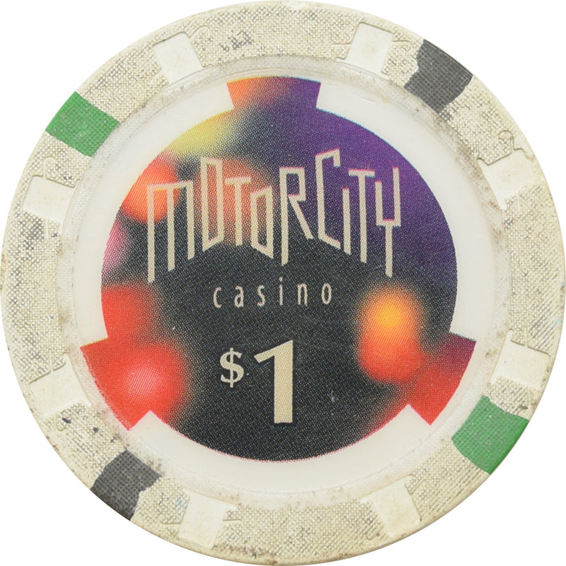 Motor City Casino Detroit MI $1 Chip