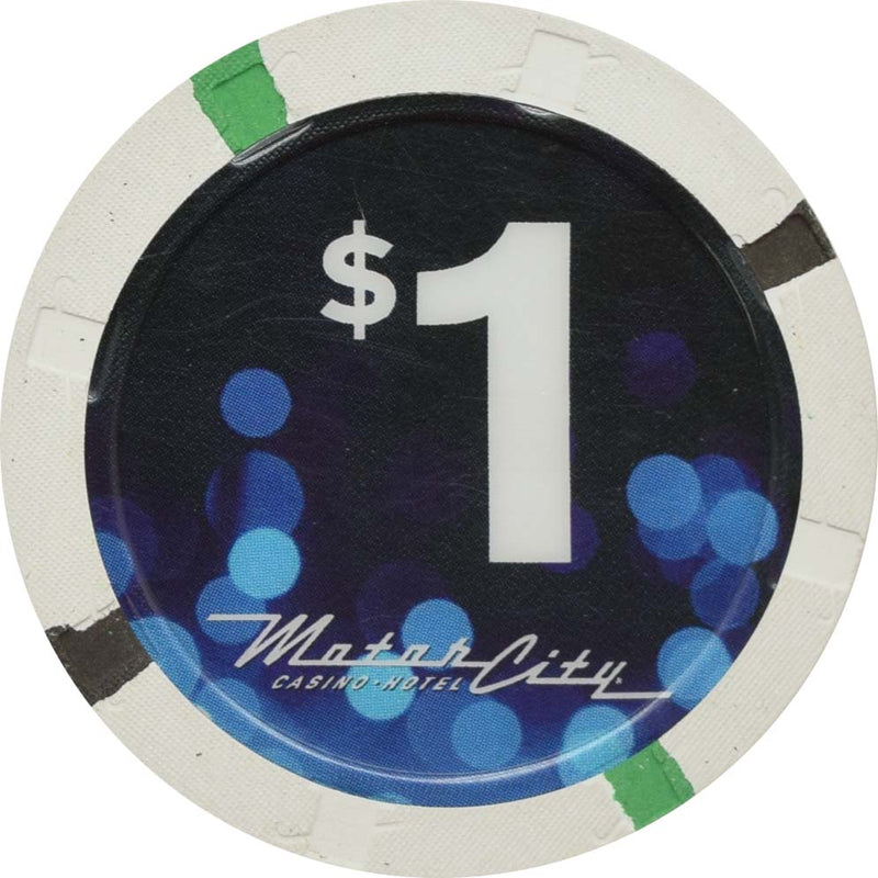 Motor City Casino Detroit Michigan $1 Chip