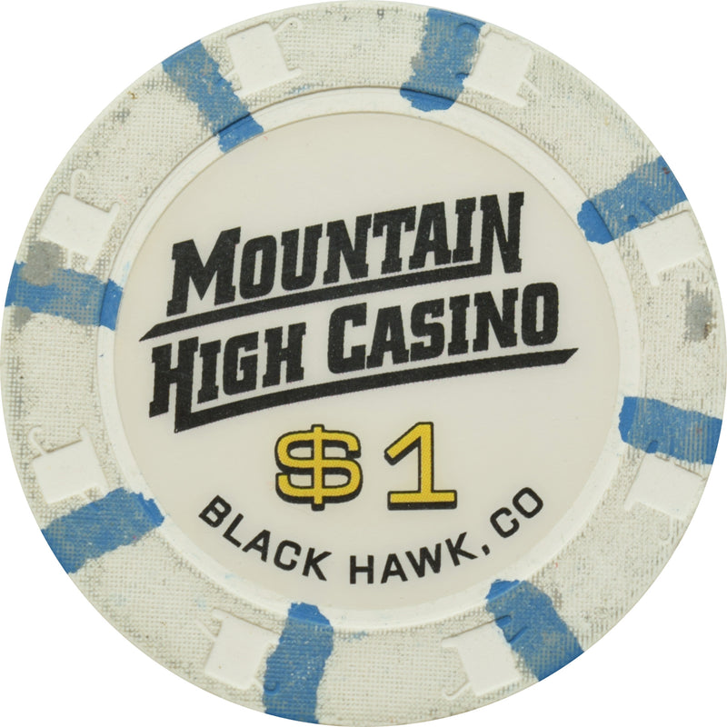 Mountain High Casino Black Hawk Colorado $1 Chip