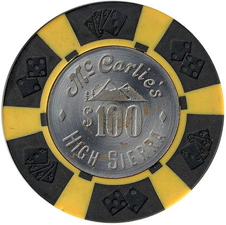 High Sierra $100 (black) chip - Spinettis Gaming - 1