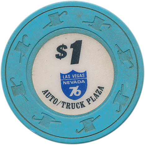 Auto Truck Plaza Casino Las Vegas Nevada $1 Chip 1973
