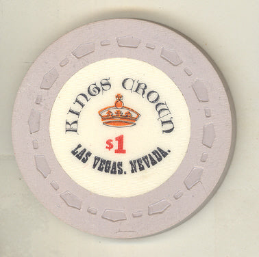 Kings Crown Casino Las Vegas Nevada $1 Chip 1965