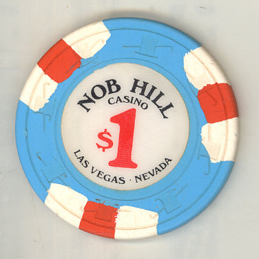 Nob Hill Casino Las Vegas Nevada $1 Chip 1979