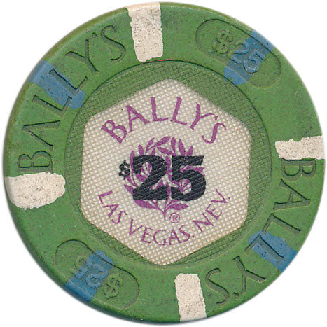 Ballys Casino Las Vegas Nevada $25 Chip 1986