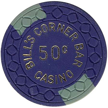 Bill's Corner Bar Casino 50cent Chip - Spinettis Gaming