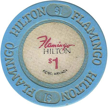 Flamingo Hilton $1 chip - Spinettis Gaming - 1