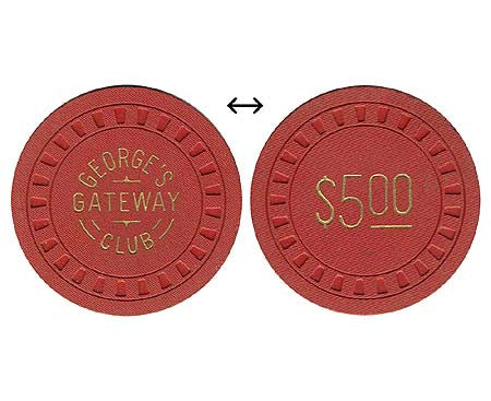 George's Gateway Club $5 chip - Spinettis Gaming - 2