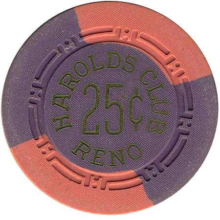 Harold's Club 25cent Purple chip - Spinettis Gaming