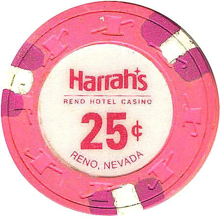 Harrah's 25 (pink) chip - Spinettis Gaming - 2