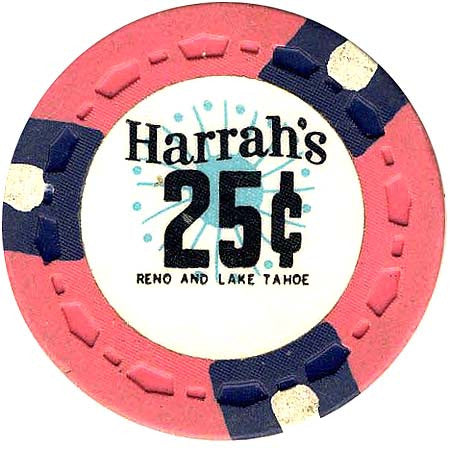 Harrah's 25 (pink) chip - Spinettis Gaming - 1