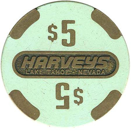 Harveys Casino Lake Tahoe $5 chip - Spinettis Gaming