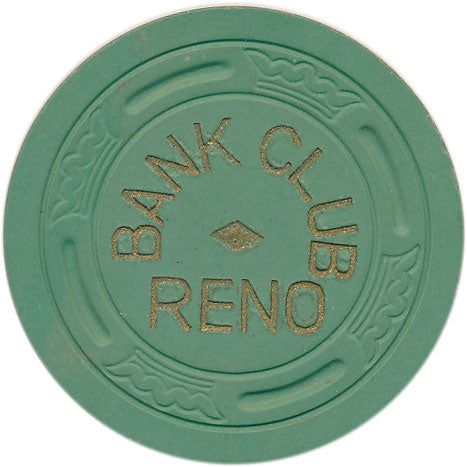 Bank Club Casino Reno Nevada 50 Cent Chip 1945