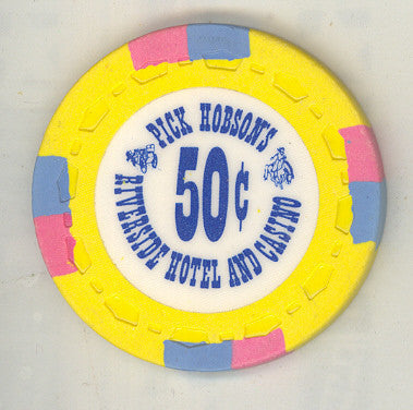 Riverside Pick Hobson's Hotel and Casino 50cent chip 1978 - Spinettis Gaming