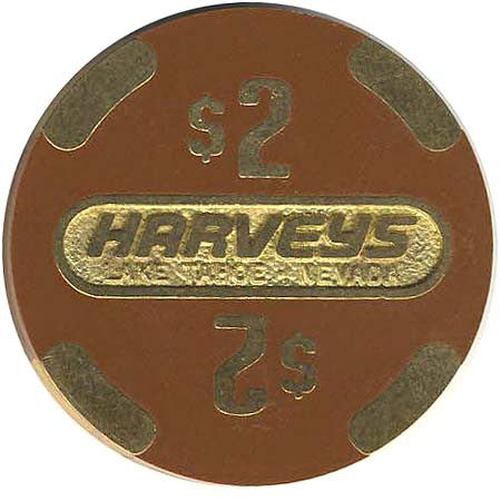 Harveys $2 Brown (Brass) chip - Spinettis Gaming - 2