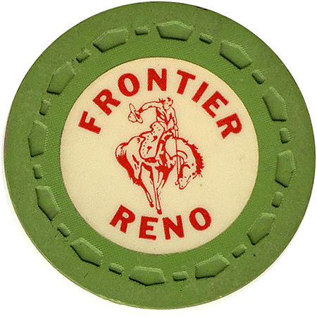Frontier Club Roulette (green) chip - Spinettis Gaming - 1
