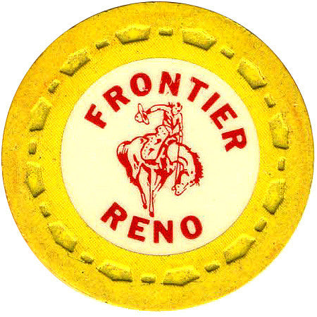 Frontier Club Roulette (yellow) chip - Spinettis Gaming - 2