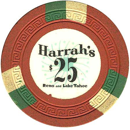 Harrah's $25 orange chip - Spinettis Gaming - 1