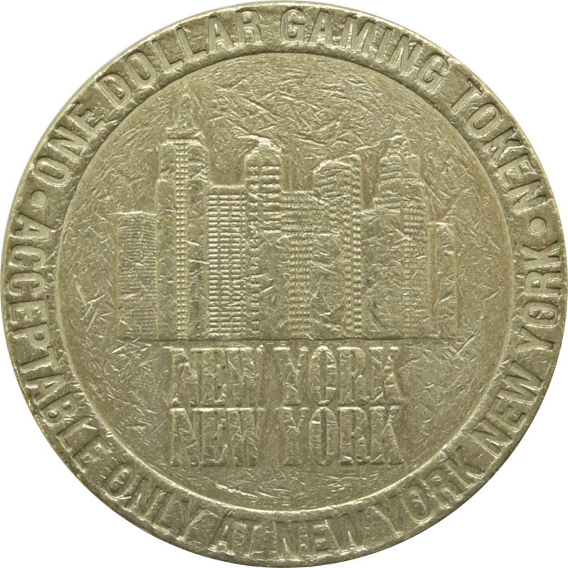 New York New York Casino Las Vegas Nevada $1 Token 1997