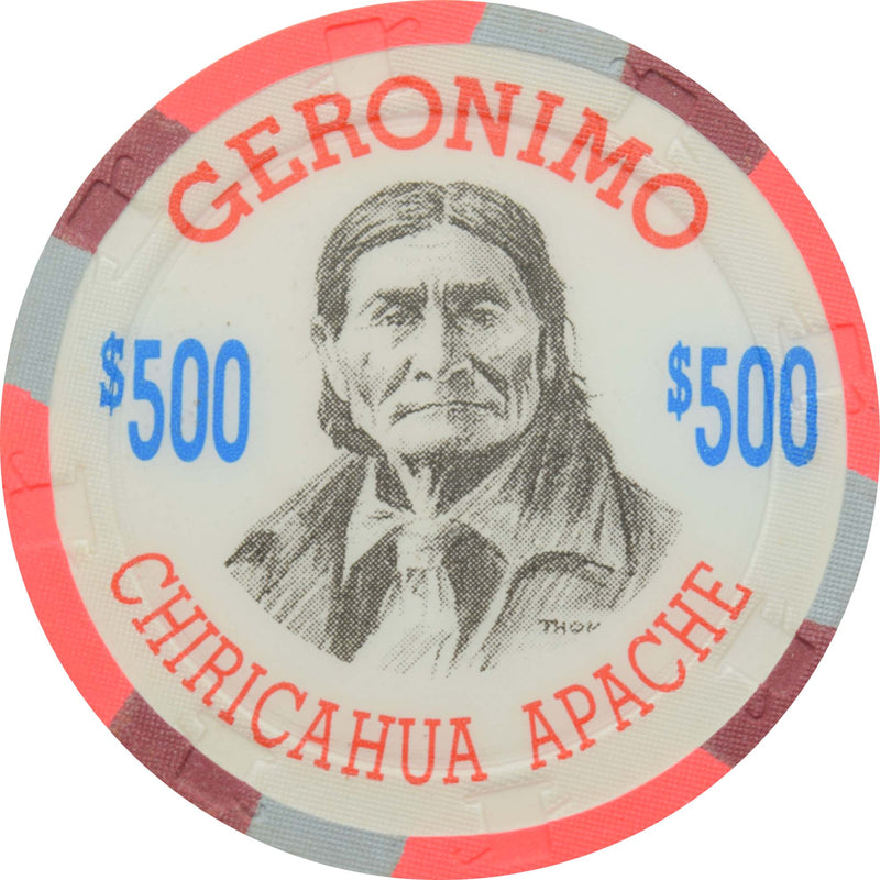 Indian Chiefs $500 Geronimo Chip Paulson Fantasy