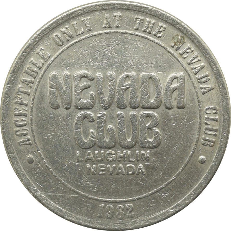 Del Webb Nevada Club Casino Laughlin Nevada $1 Token 1982