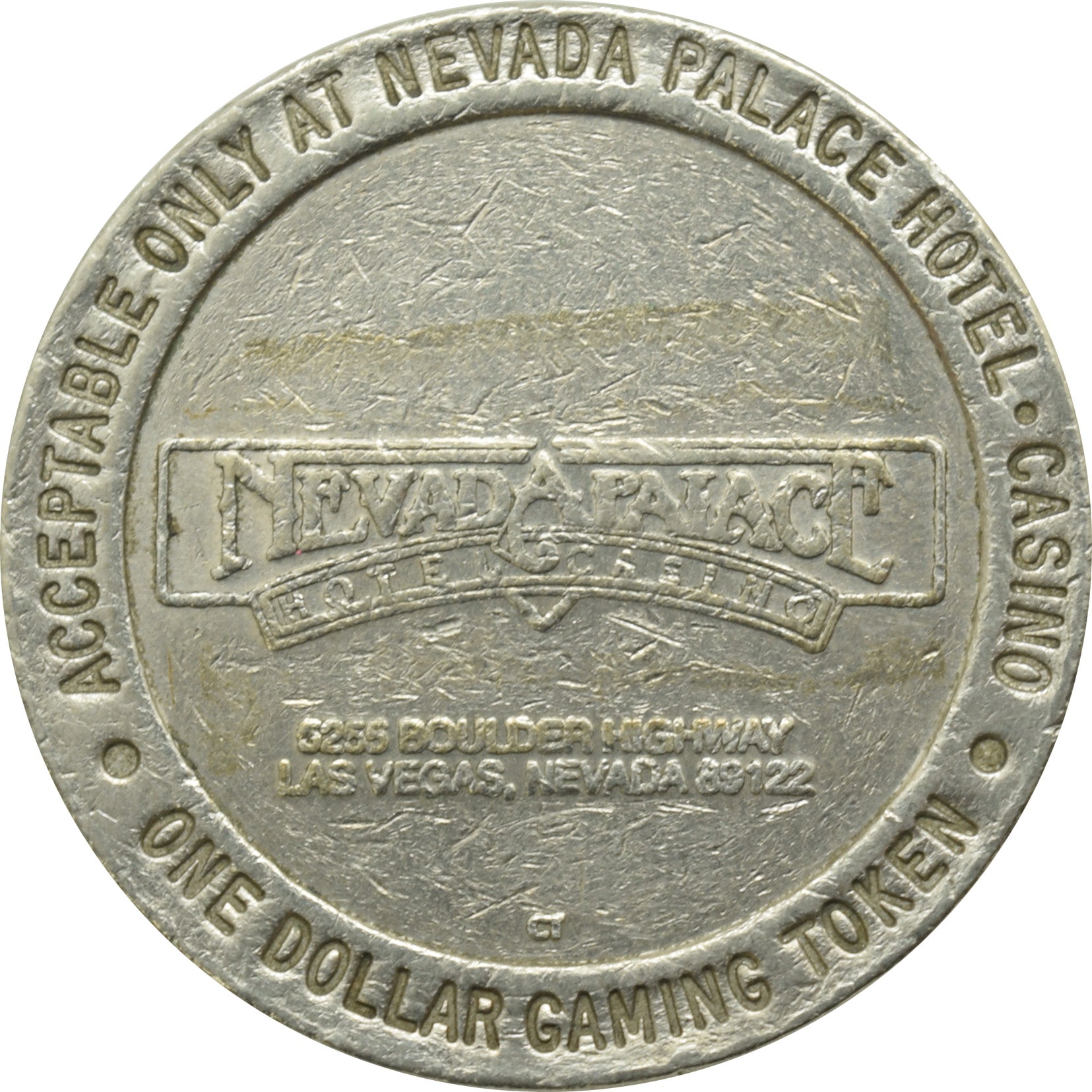 Nevada Palace Casino Las Vegas Nevada $1 Token 1993