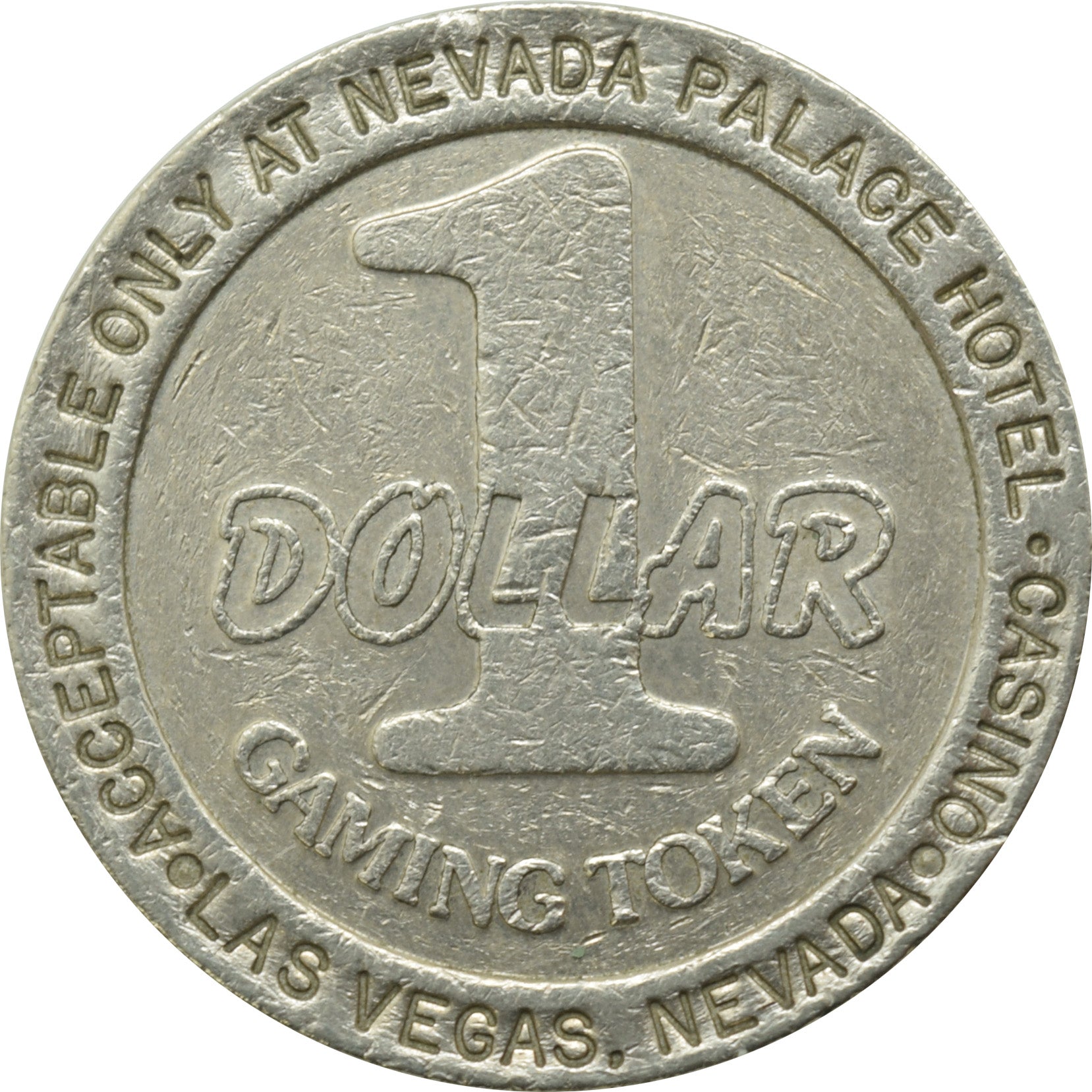 Nevada Palace Casino Las Vegas Nevada $1 Token 1993